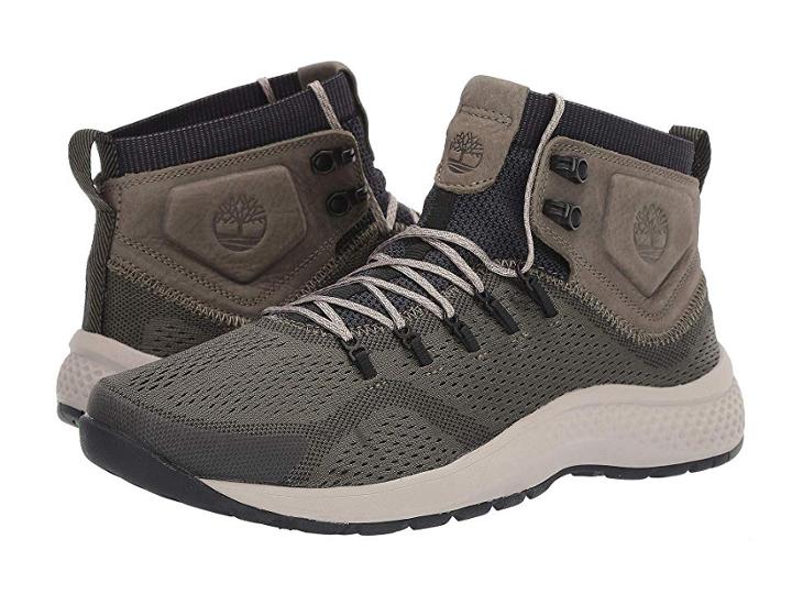 Timberland Flyroam Trail Mid Fabric (grape Leaf) Men's Lace Up Casual Shoes