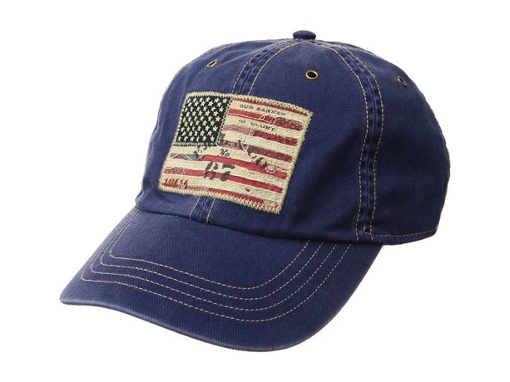 Polo Ralph Lauren Cotton Chino Iconic Flag Cap (freshwater) Caps