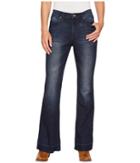 Wrangler Western High-waist Jeans Flare (dark Blue) Women's Jeans