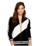 Juicy Couture Sporty Heritage Jacket (pitch Black) Women's Coat