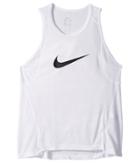 Nike Kids Dry Elite Basketball Tank (little Kids/big Kids) (white/black) Girl's Sleeveless