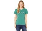 Life Is Good Grateful Ornaments Crusher T-shirt (forest Green) Women's T Shirt