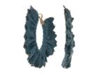 Shashi Milly Hoop Earrings (denim Blue) Earring
