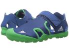 Adidas Outdoor Kids Captain Toey (toddler/little Kid/big Kid) (core Blue/energy Green/white) Boys Shoes