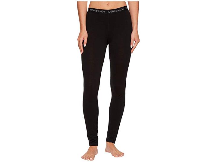 Icebreaker Oasis Mid-weight Merino Legging (black) Women's Casual Pants