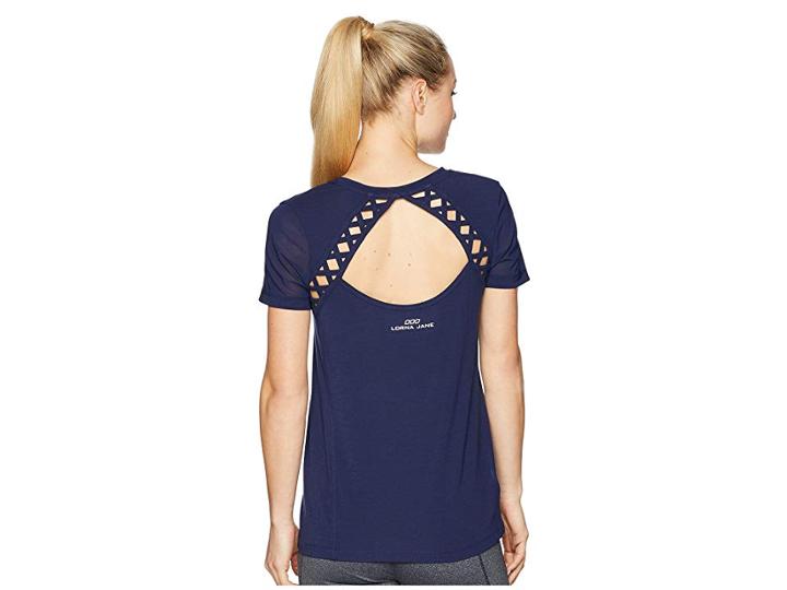 Lorna Jane Billie Short Sleeve Tee (ink) Women's T Shirt