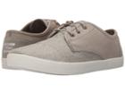 Toms Paseo (taupe Leather/washed Canvas) Men's Lace Up Casual Shoes