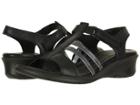 Ecco Felicia Ankle Sandal (black/black Cow Leather) Women's Sandals