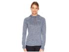 Under Armour Tech Long Sleeve Twist Hoodie (academy/graphite/metallic Silver) Women's Sweatshirt