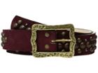 Leatherock Beatrix Belt (burgundy) Women's Belts