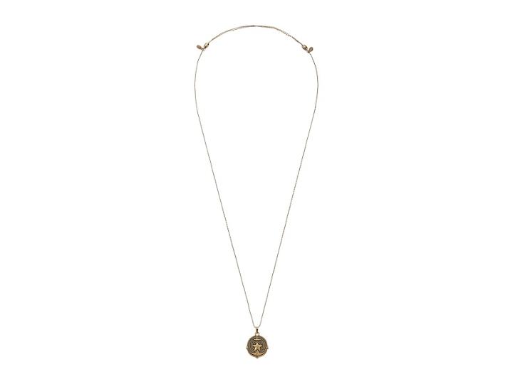 Alex And Ani Anchor Expandable Necklace (rafaellan Gold Finish) Necklace