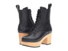Swedish Hasbeens Lace-up Boot (black) Women's Lace-up Boots