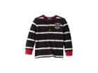 Polo Ralph Lauren Kids Striped Cotton Mesh Henley (toddler) (polo Black Multi) Boy's Clothing