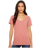 Lamade Staple V S/s Tee (withered Rose) Women's T Shirt