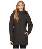 Spyder Syrround Faux Fur Down Coat (black) Women's Coat