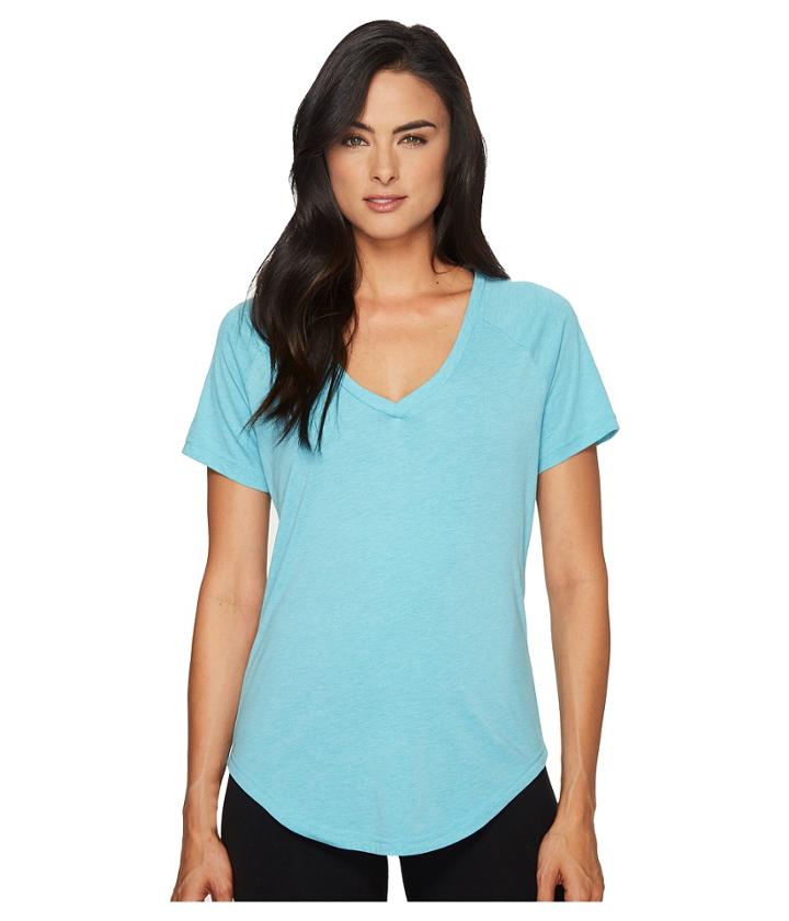 Adidas Id V-tee (lab Green) Women's Short Sleeve Pullover