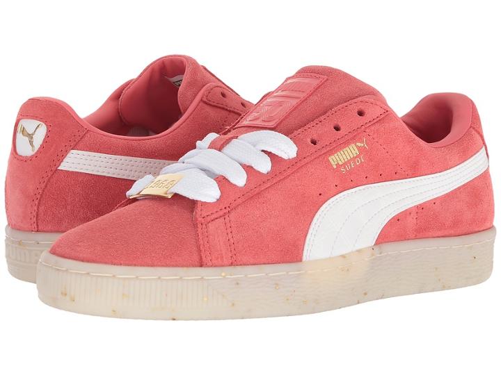 Puma Suede Classic Bboy Fab (spiced Coral/puma White/red Dahlia) Women's Shoes