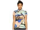 Jamie Sadock Crunchy Never Tamed Print Short Sleeve Top (passion) Women's Short Sleeve Pullover