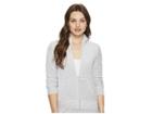 Juicy Couture Fairfax Velour Jacket (silver Lining) Women's Coat