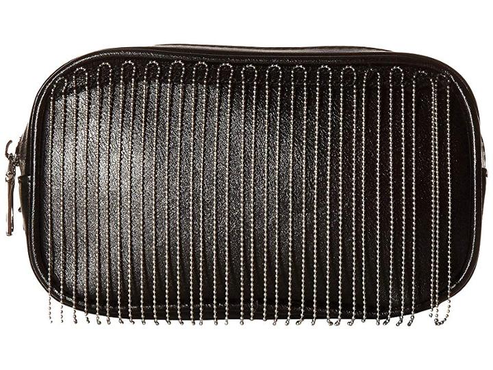 Steve Madden Fringe Belt Bag (black) Women's Belts