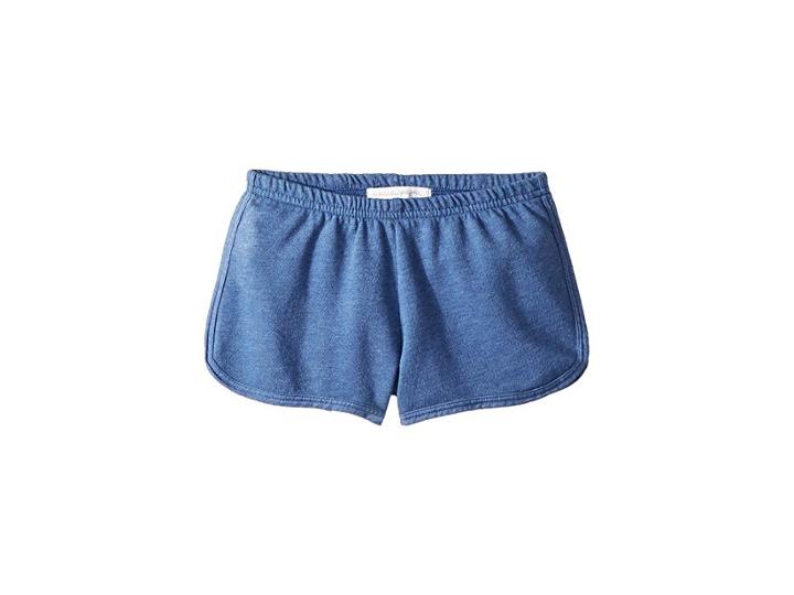 Spiritual Gangster Kids Rainbow Asana Shorts (toddler/little Kids/big Kids) (true Blue) Girl's Shorts