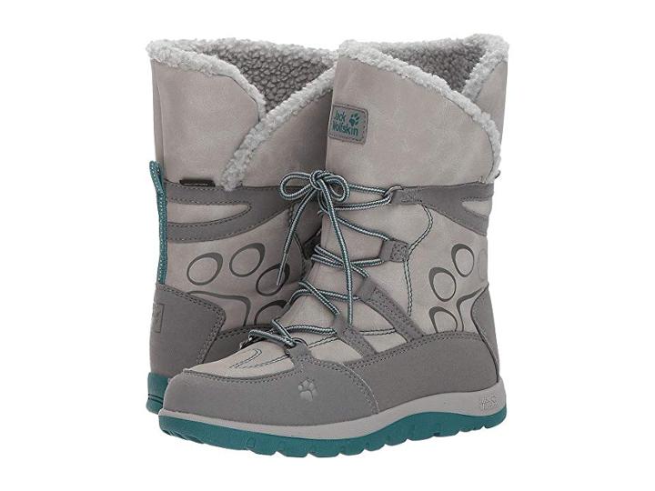 Jack Wolfskin Kids Rhode Island Waterproof High (toddler/little Kid/big Kid) (alloy) Girls Shoes
