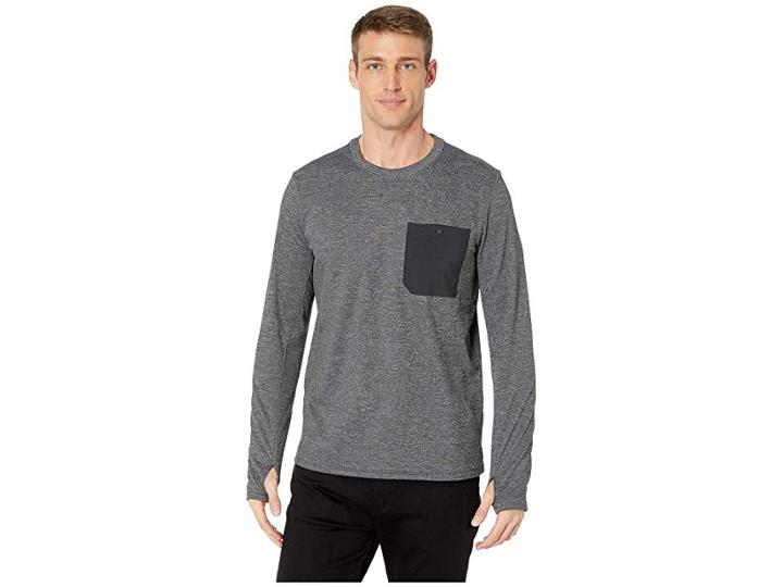 Mountain Hardwear Mainframe Crew Long Sleeve Shirt (shark) Men's Long Sleeve Pullover