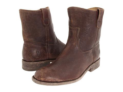 Frye Jayden Roper (dark Brown Stone Antiqued) Women's Boots