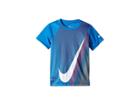 Nike Kids Swoosh Dot Dri-fittm Short Sleeve Tee (little Kids) (game Royal) Boy's T Shirt