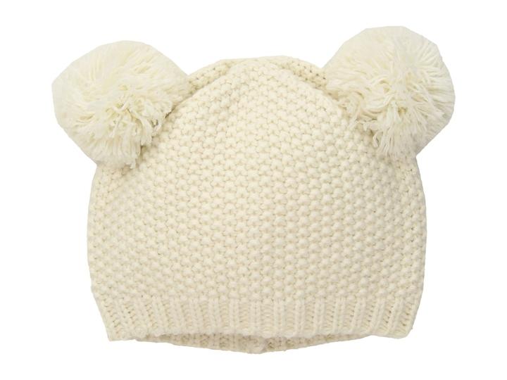 San Diego Hat Company Kids Knk3523 Knit Cap With Pom Pom (little Kids/big Kids) (ivory) Caps