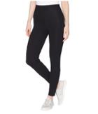 Yummie Ankle Leggings With Faux Lace-up (black) Women's Casual Pants