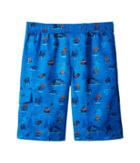Columbia Kids Solar Streamtm Ii Boardshort (little Kids/big Kids) (super Blue Campin Print) Boy's Swimwear