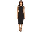 Calvin Klein Shoulder Cut Out Sheath Dress (black) Women's Dress