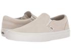 Vans Classic Slip-ontm ((pinked Suede) Silver Lining/blanc De Blanc) Skate Shoes