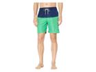 U.s. Polo Assn. Color Block Swim Shorts (court Green) Men's Swimwear