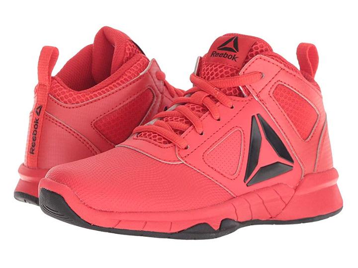 Reebok Kids Royal Dash N Drill Basketball (little Kid/big Kid) (red/black) Boys Shoes