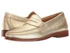 G.h. Bass & Co. Whitney Weejuns (gold Metallic Leather) Women's Shoes