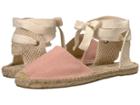 Soludos Classic Sandal (dusty Rose) Women's Sandals