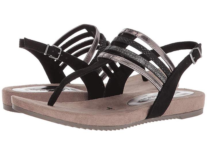 Tamaris Locust 1-1-28634-20 (black Combo) Women's Sling Back Shoes