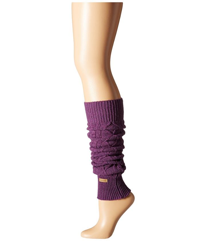 Toesox Leg Warmer Knee-highs (plum) Women's Knee High Socks Shoes