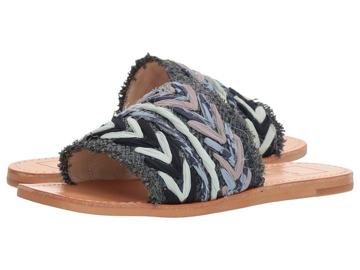 Dolce Vita Corey (blue Multi Raffia) Women's Shoes