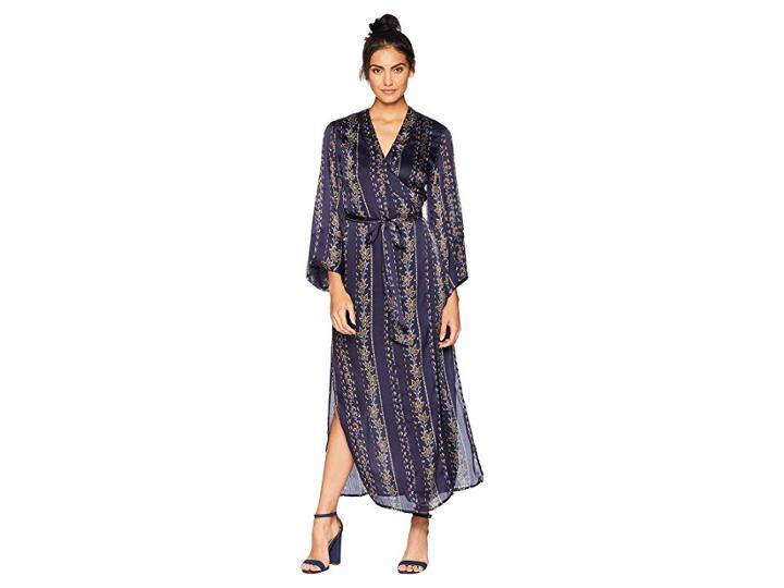 Astr The Label Cordelia Dress (navy/vine) Women's Dress