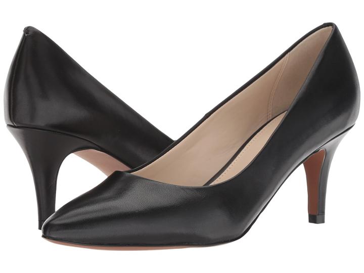 Cole Haan Harlow Pump 65mm Ii (black Leather) Women's Shoes