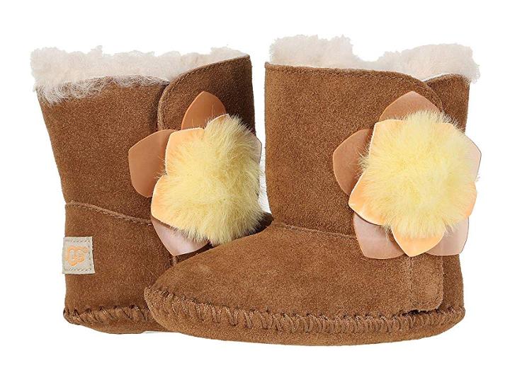 Ugg Kids Cassie Cactus Flower (infant/toddler) (chestnut) Girls Shoes