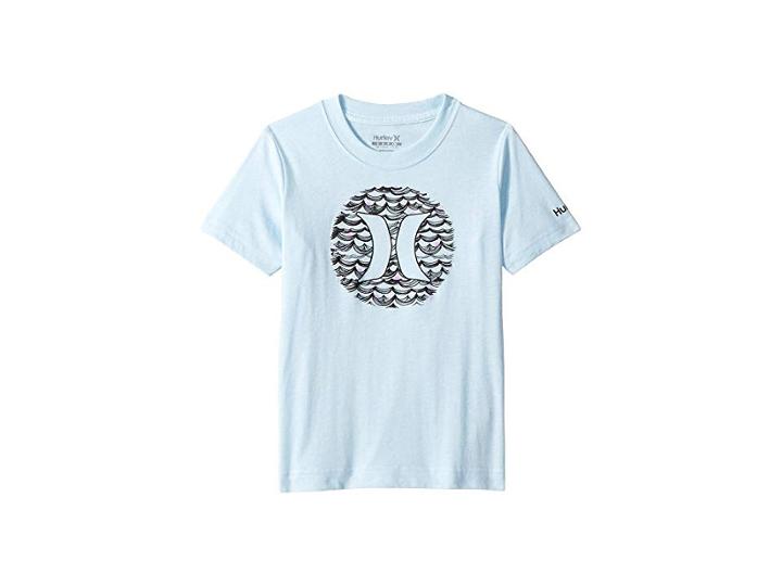 Hurley Kids Surf Spray Tee (little Kids) (ice Heather) Boy's T Shirt