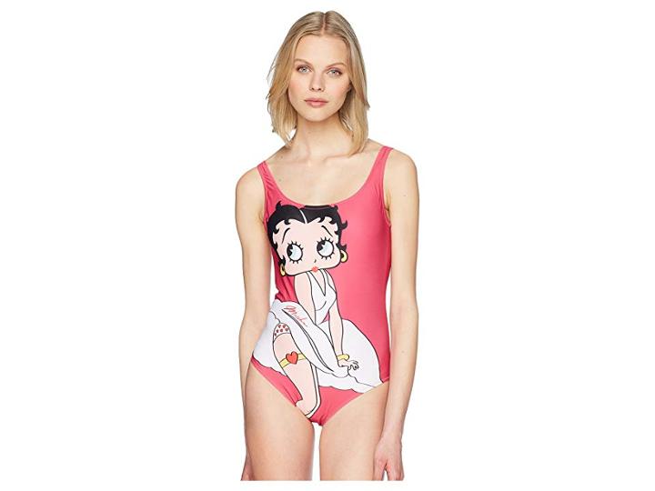 Moschino Betty Boop Swimsuit (unique Color) Women's Swimsuits One Piece