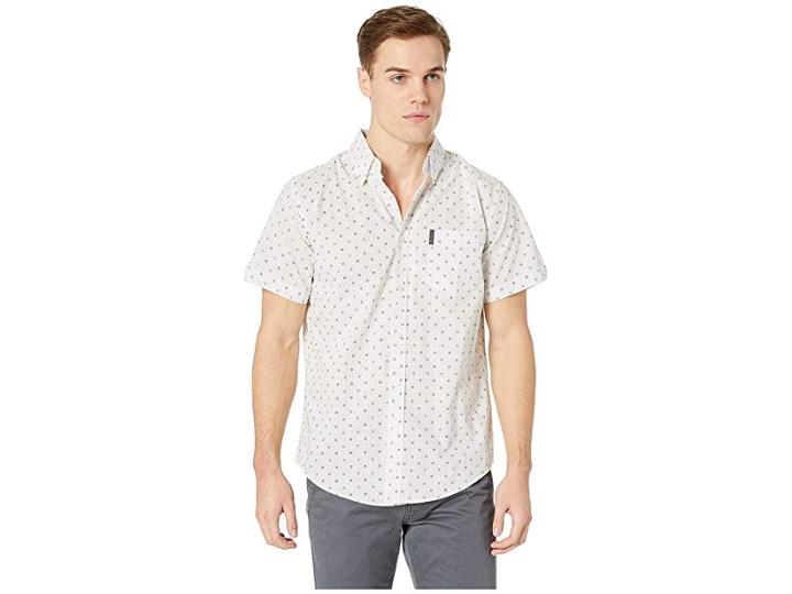 Ben Sherman Mixed Target Print Shirt (white) Men's Clothing