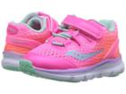 Saucony Kids Freedom Iso (toddler/little Kid) (pink Fade/multi) Girls Shoes