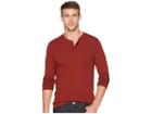 Royal Robbins Merinolux Henley (dark Pepper) Men's Long Sleeve Pullover