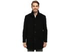 Cole Haan Bib Front Wool Topper (black) Men's Jacket